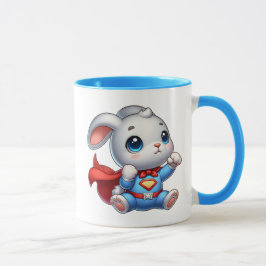 Ein Superheld-Hasenbaby. Tasse
