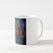 Ein Superheld mit pharaonischen Merkmalen Kaffeetasse (VorderseiteRechts)