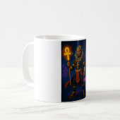 Ein Superheld mit pharaonischen Merkmalen Kaffeetasse (Vorderseite Links)