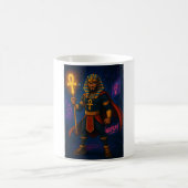 Ein Superheld mit pharaonischen Merkmalen Kaffeetasse (Mittel)