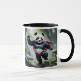 Ein Superheld-Panda. Tasse