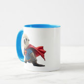 Ein Superheld-Robbenbaby. Tasse (Vorderseite Links)
