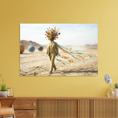 Ein surrealer Wüstentraum Leinwanddruck (Insitu (Wohnzimmer))