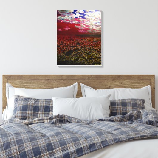 Ein surreales Kunstwerk Leinwanddruck (Insitu (Schlafzimmer))