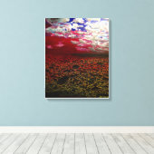 Ein surreales Kunstwerk Leinwanddruck (Insitu (Holzboden))