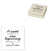 Ein Süß, der zu einer neuen, benutzerdefinierten Gummistempel (Stempel)