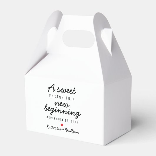 Ein Süß, der zu einer neuen Vorgabe endet Geschenkschachtel (Vorderseite)