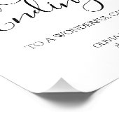 Ein Süß, der zu einer wunderschönen Karriere endet Fotodruck (Ecke)