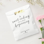 Ein Süß, der zu neuen Beginnbeginns-Flaggen endet Geschenktütchen (Versiegelt)
