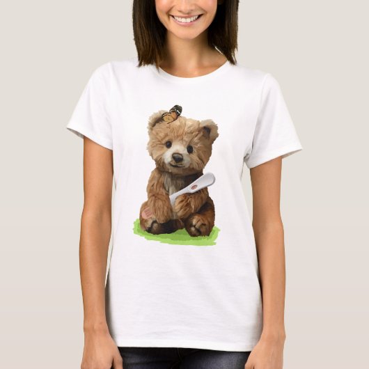 Ein süßer brauner Teddybär T-Shirt (Vorderseite)