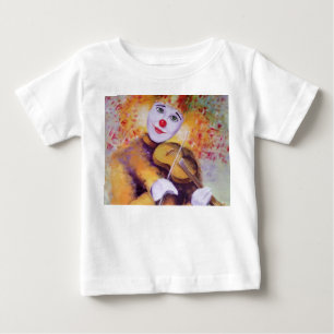 Ein süßer Clown, der Geige spielt Baby T-shirt
