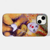 Ein süßer Clown, der Geige spielt Case-Mate iPhone Hülle (Rückseite (Horizontal))