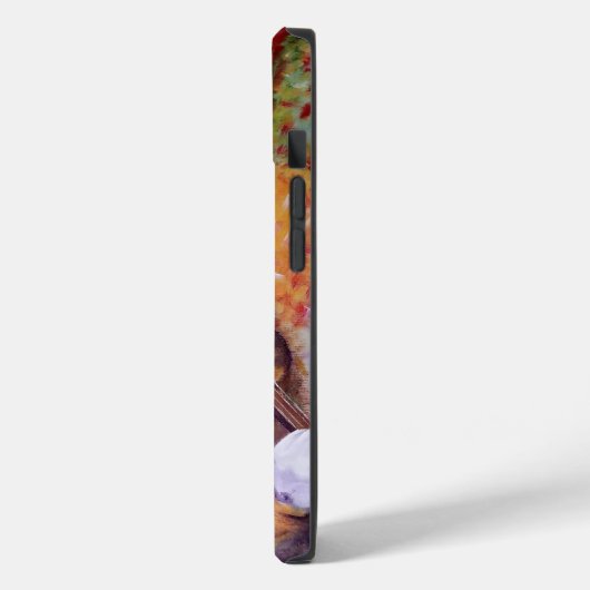 Ein süßer Clown, der Geige spielt Case-Mate iPhone Hülle (Rückseite / Links)