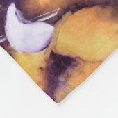 Ein süßer Clown, der Geige spielt Fleecedecke (Ecke)