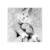 Ein süßer Clown, der Geige spielt Gummistempel (Prägung)