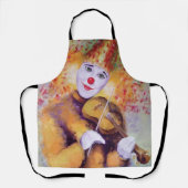 Ein süßer Clown, der Geige spielt Schürze (Vorderseite)