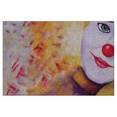 Ein süßer Clown, der Geige spielt Stoff (Fat Quarter (45,7 x 55,9 cm))