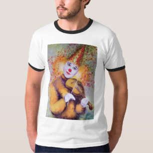 Ein süßer Clown, der Geige spielt T-Shirt
