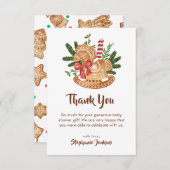 Ein süßer Duschkopf ist auf dem Weg Dankeskarte (Vorne/Hinten)