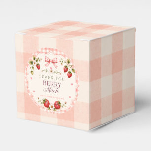 Ein süßer Erdbeer-Geburtstag Geschenkschachtel