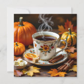 Ein süßer Herbstsegen Feiertagskarte (Vorderseite)