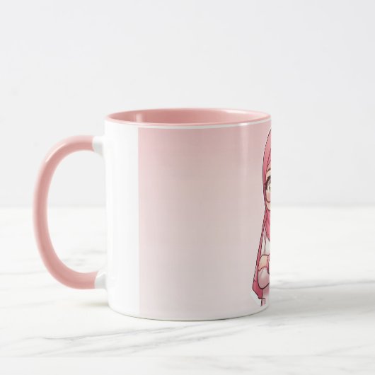 Ein süßer Hijabi-Becher ✨ Tasse (Links)