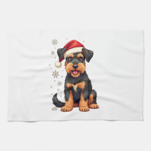 Ein süßer Hund Border Collie [RB#10009]  Geschirrtuch