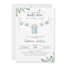 Ein süßer Junge ist unterwegs Wäsche Blue