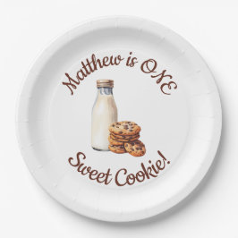 Ein süßer Keks! Erste Geburtstagsfeier Pappteller