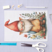 Ein süßer kleiner Gnome Seidenpapier (Handwerk)