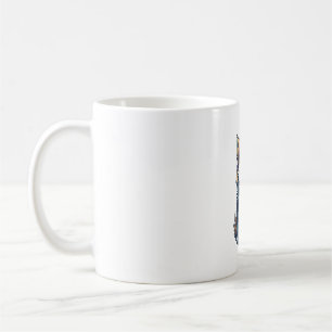 Ein süßer kleiner Welpe   Kaffeetasse