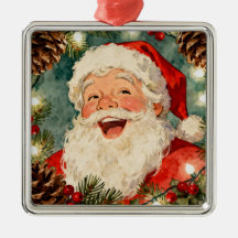 Ein süßer Retro-Weihnachtsmann | Vintage-Weihnacht