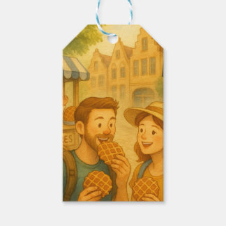 Ein süßer Tag in Belgien - Whimsical Gift Tag Geschenkanhänger