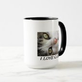 EIN SÜSSER UND SCHÖNER CAT TASSE (VorderseiteRechts)