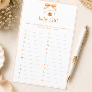 Ein süßes Baby-ABC-Spiel für geschlechtsneutrale B