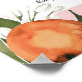 Ein süßes Baby auf dem Weg Clementine Willkommen Poster (Ecke)