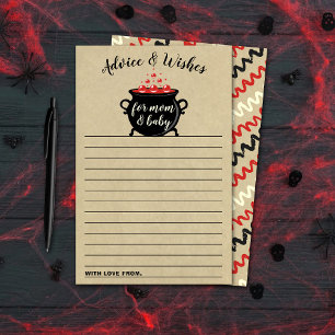 Ein süßes Baby braut Halloween-Kinderdusche