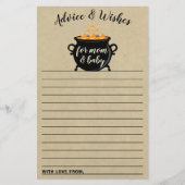 Ein süßes Baby braut Halloween-Kinderdusche (Vorderseite)