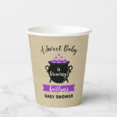 Ein süßes Baby braut Halloween-Kinderdusche Pappbecher (Rückseite)