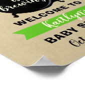 Ein süßes Baby braut Halloween-Kinderdusche Poster (Ecke)