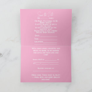 EIN SÜßES BABY IST UNTERWEGS EINLADUNG