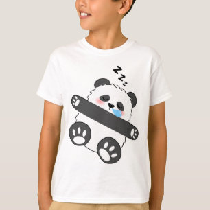 Ein süßes Baby-Panda schläft friedlich T-Shirt