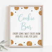 Ein süßes Cookie Bar Geburtstagszeichen Poster