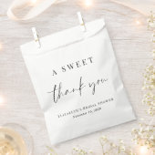 Ein süßes Dankeschön-Brautparty Geschenktütchen (Ausgeschnitten)