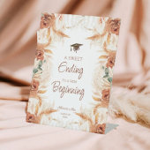 Ein süßes Ende für den neuen Abschluss unterzeichn Sockelschild