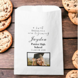 Ein süßes Ende für ein neues Foto für den Beginnen Geschenktütchen