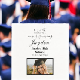 Ein süßes Ende für ein neues Foto für den Beginnen Serviette