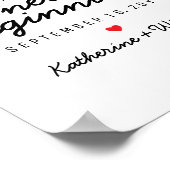 Ein süßes Ende für eine neue, benutzerdefinierte H Poster (Ecke)