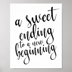 Ein süßes Ende zu einem neuen 8 x 10-Favoriten-Zei Poster