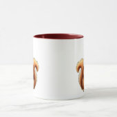 Ein süßes, fröhliches Eichhörnchen. Tasse (Zentrum)